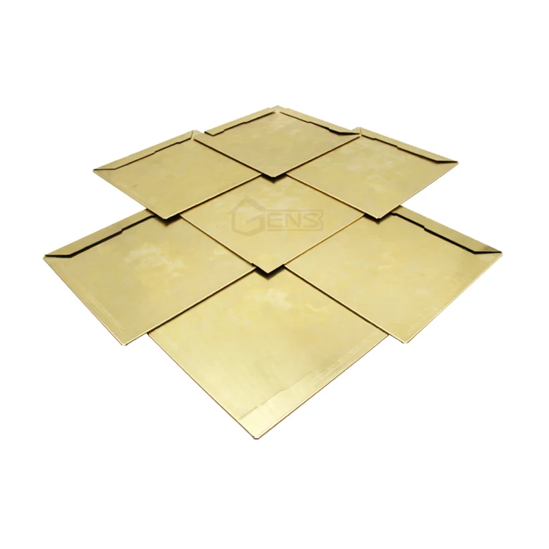 Garden Decoration Manufacturer Best Selling Diamond barb roof pure copper tiles Building Material Copper customize Metal roof