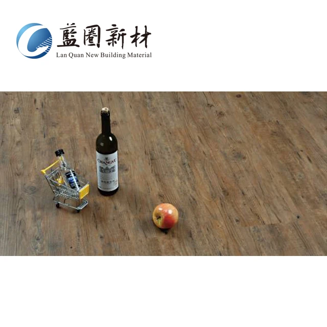 Eco-friendly green material interlocking spc vinyl plastic flooring for house/office