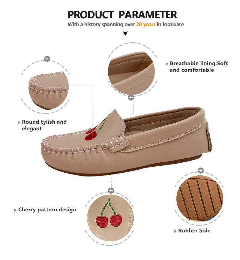 New Kids Boy Kids Leather shoes Moccasin Loafer Soft Outdoor Fashion Boat Shoes Kids Loafer