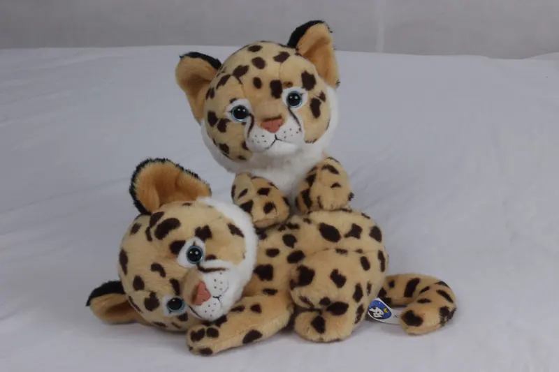 Lifelike Big Cat Toy Cheetah Stuffed Animal Plush Paw Leopard toys