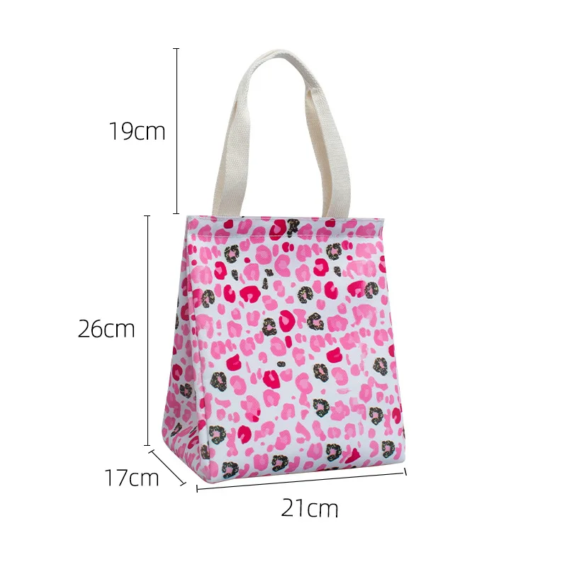 Customized Logo Promotional Reusable Wholesale Small Oxford Fabric Food Insulated Lunch Thermal Cooler Bag