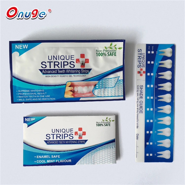 Popular luxury dental teeth whitening gel strips , tooth whitening kit for home use