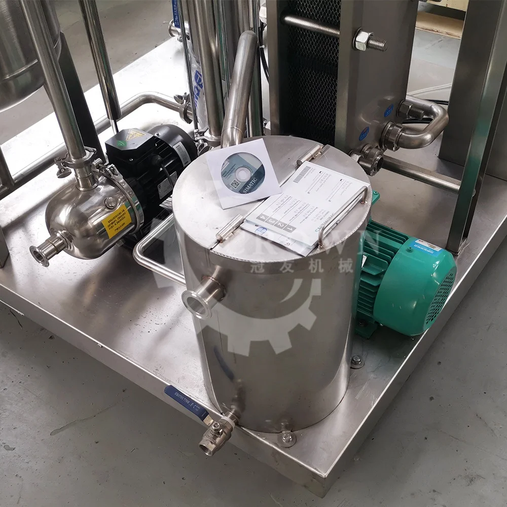 QHS 2000L Small Scale Carbonated Soft Drink Co 2 Mixer Mixing Machine
