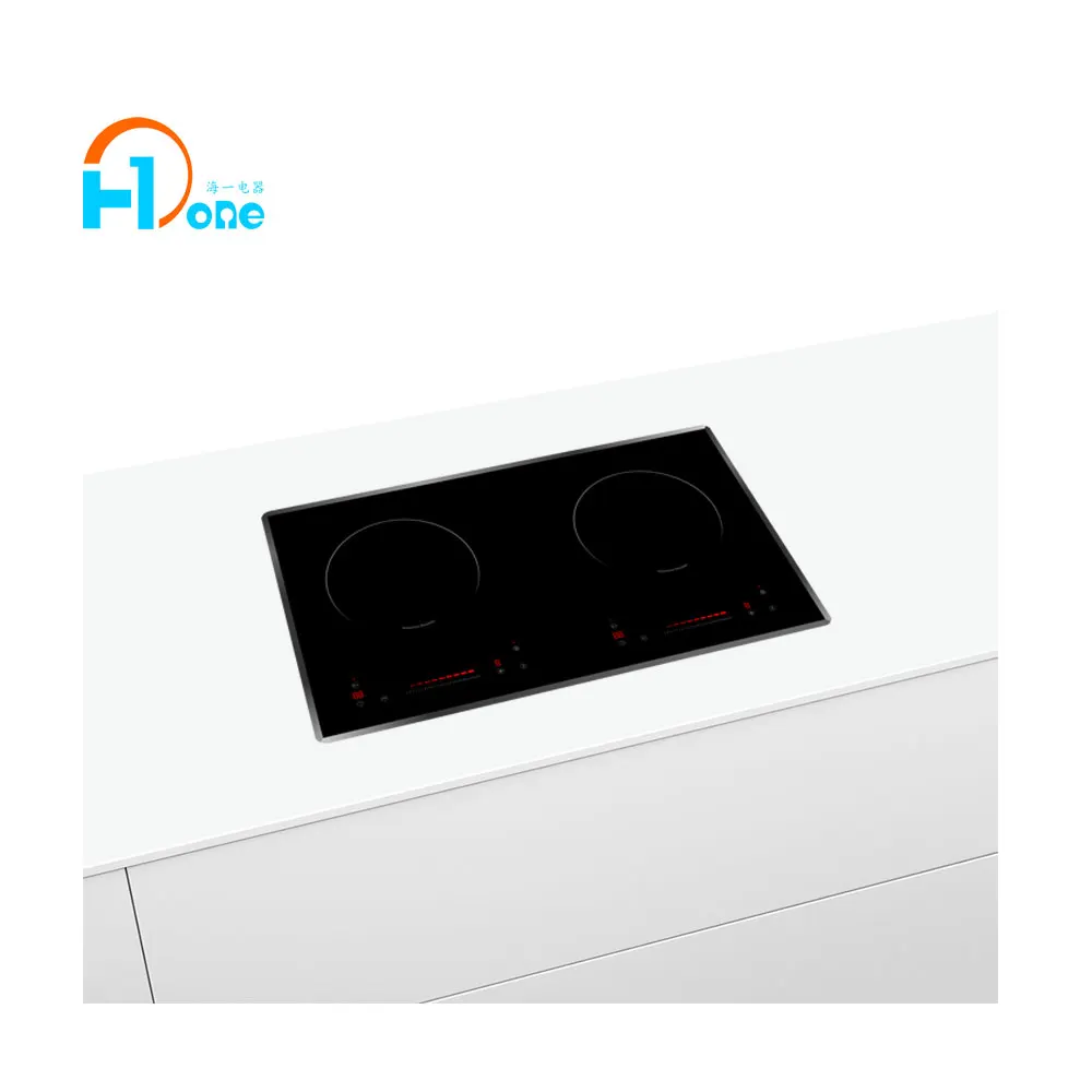 
H-One Built In Double Induction Cooktop Double Hob Induction Cooker Ultra Slim Induction Cooker 8124-209 