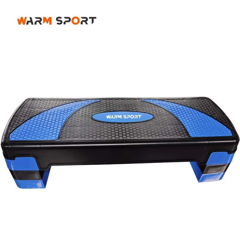 Home Fitness Exercise Pedal Platform Adjustable 78CM Anti Slip Surface Adjustable Gym Aerobic Step With 3 Levels