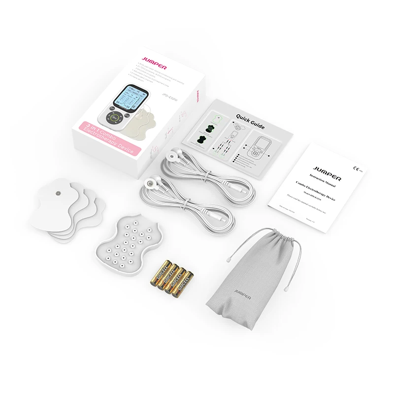 JUMPER JPD-ES210 3 in 1 TENS Unit EMS Muscle Stimulator Acupuncture Body Massage Digital Therapy Massager Electrostimulator