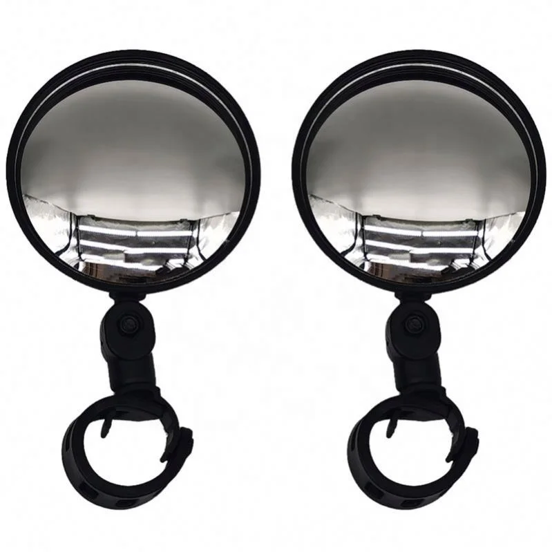 
Bikein Cycling Mountain Bike Handlebar Ends Rear View Mirror 360 Rotate Road Bike Reflective Safety Mirror Bike Accessories 