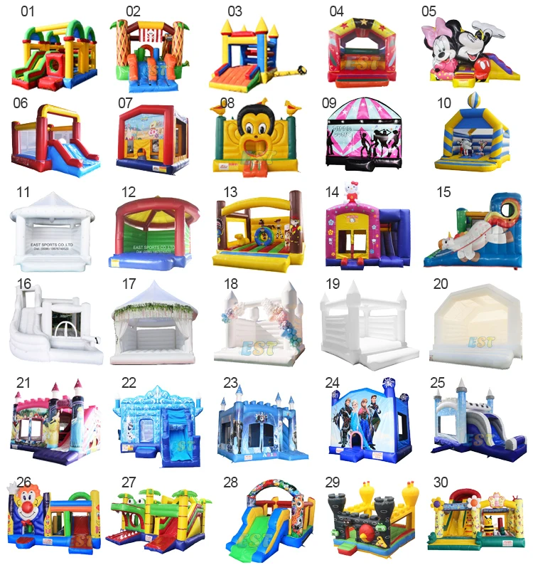 Factory price wholesale white wedding inflatable bouncy castle/ moon bounce house/ inflatable jump castle bouncer for wedding