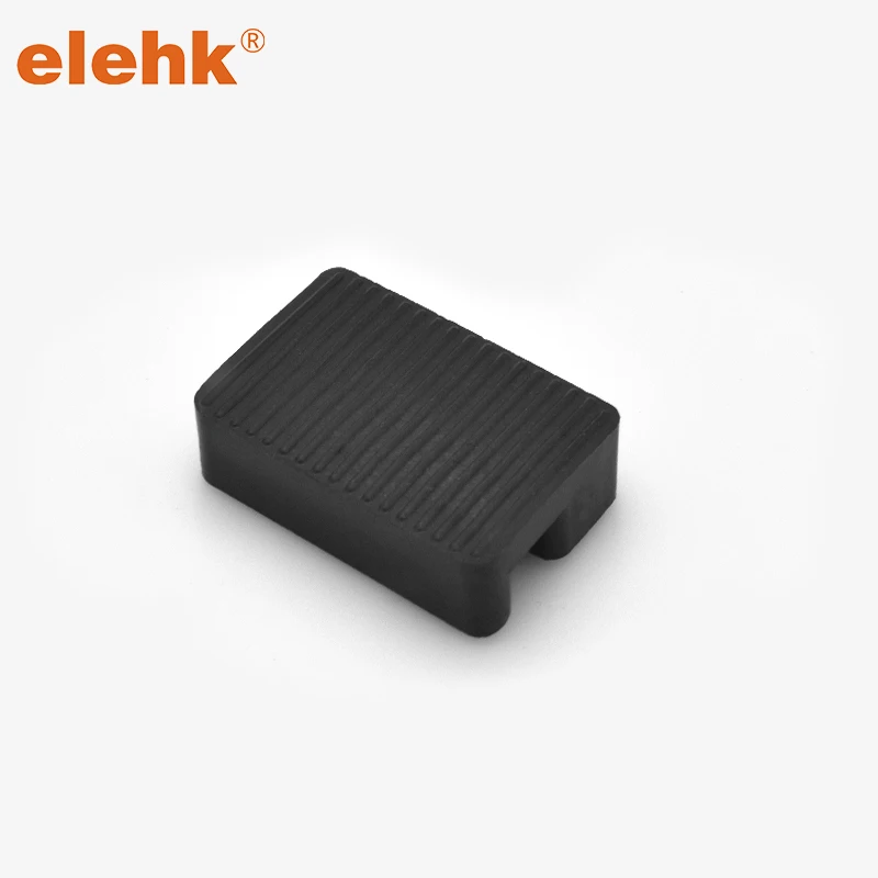 ELEHK Factory Black Plastic Glass bridge Channel packer for Window Glazing