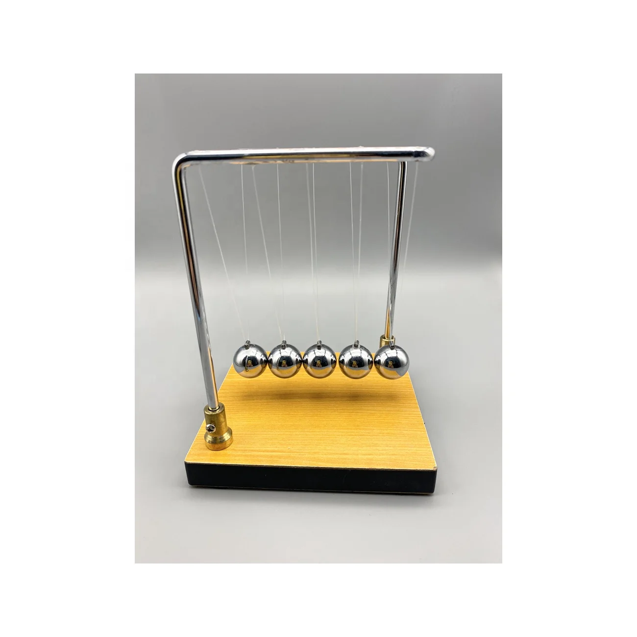 Newton Cradle Balance Steel Balls Perpetual Motion Collision Ball School Teaching Physics Science Pendulum Toy Home Decoration