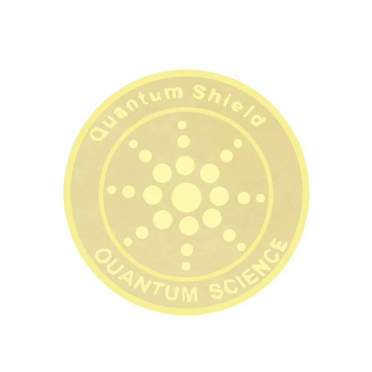 24K Gold Sticker Healthy 2000 IONS Anti Radiation Protector Shield EMR Blocker For Mobile Phone Effective radiation protection