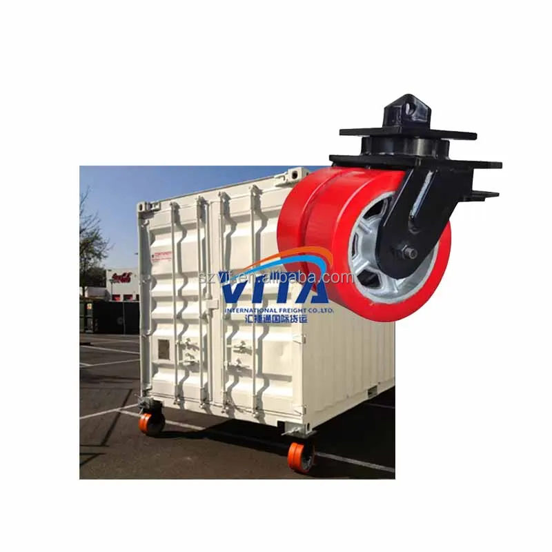Shipping Container Caster Wheels With Single Wheel Super Heavy Duty Caster Iso Shipping Container Casters Wheels