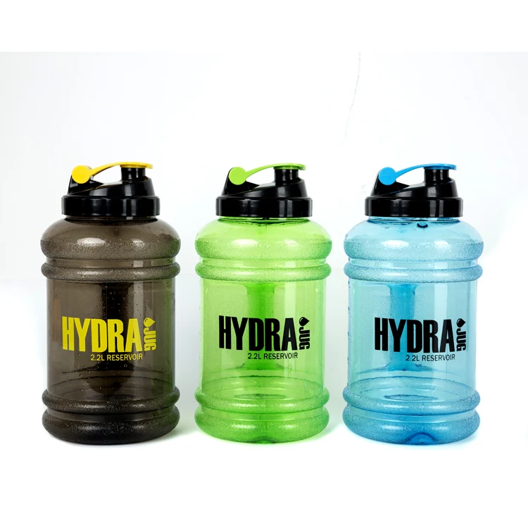 1L- 3.78L Big capacity water jug clear plastic drinking water bottle with handle