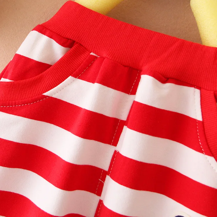 Stripe 2 pieces set spring baby child clothes 1-3 years boys 2024