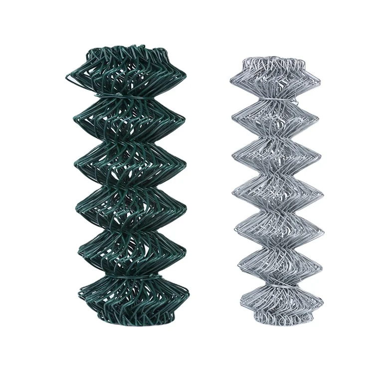 Environmentally Friendly Durable PVC Coated Chain Link Mesh /50x50mm Diamond Chain Link Fence