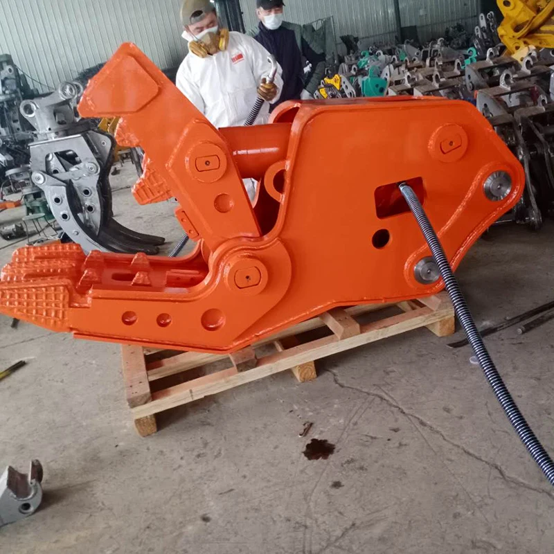 
20t excavator hydraulic cement jaw crusher, concrete jaw crushing machine 