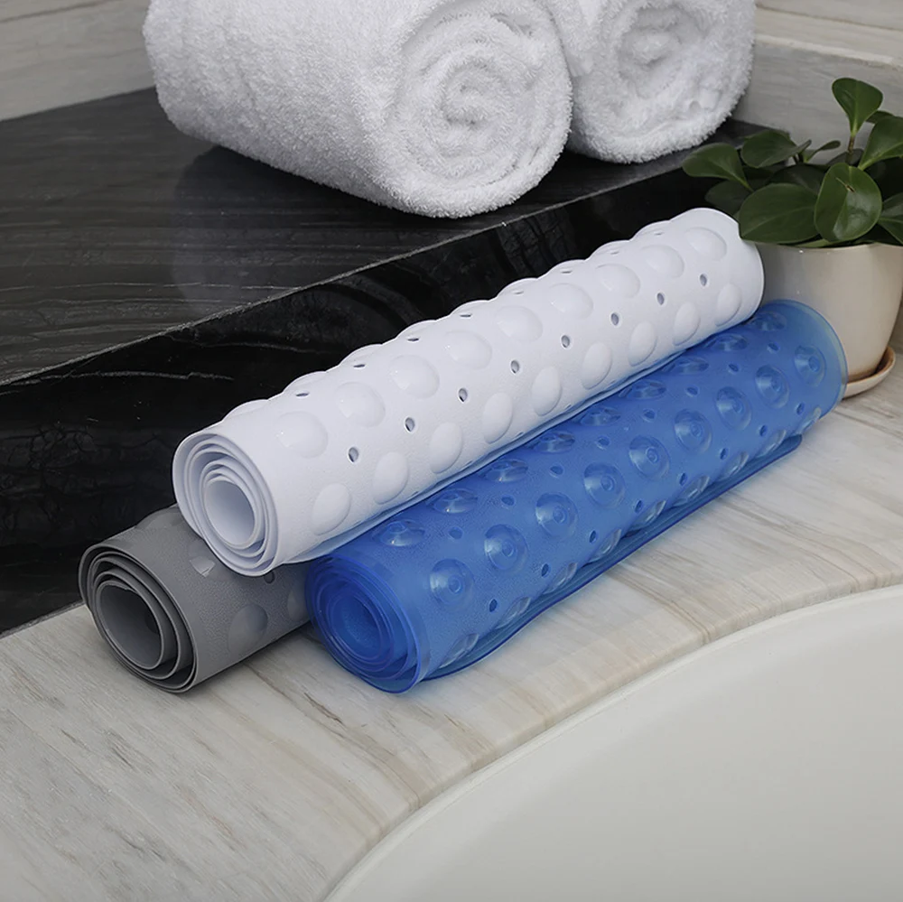 Custom Shape Thickened Absorbent Anti-slip Safety Bathtub Shower Mat Comfy Non Slip Bathmat Strong Suction Bath Mats
