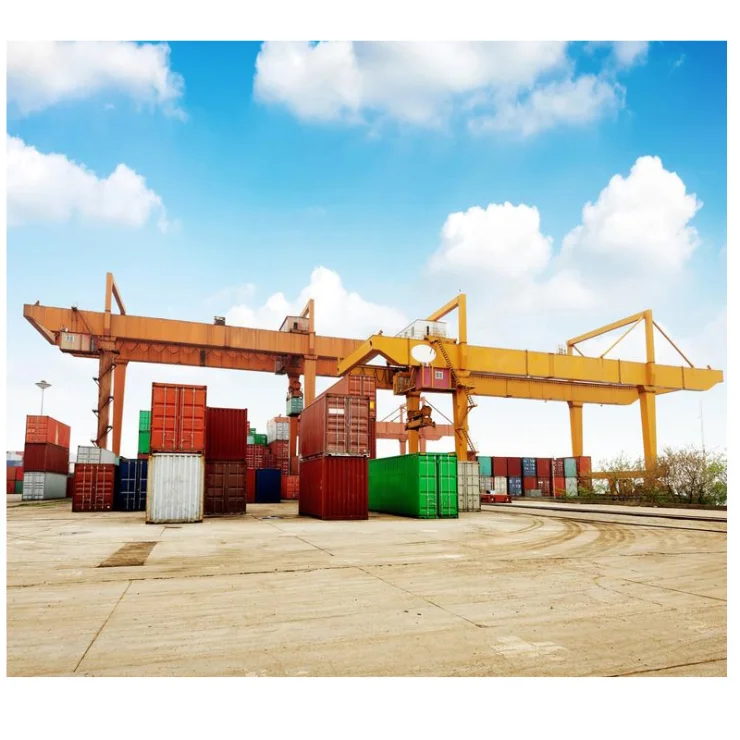 Marble lifting gantry crane railway rail rubber pads for gantry crane rail mounted gantry crane 10t 14m