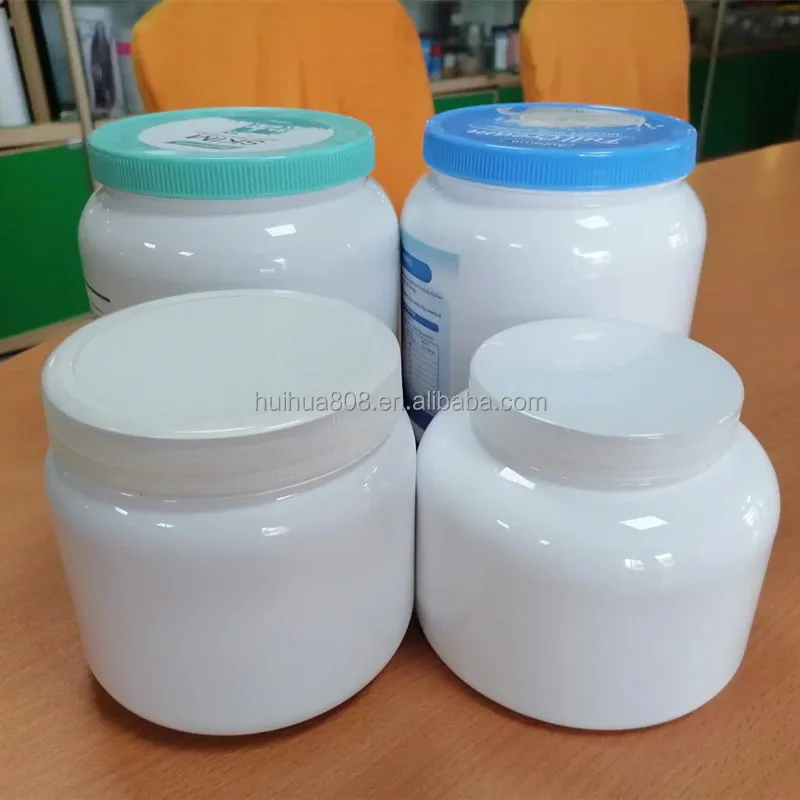 Wholesale custom 400g 680g 1kg  milk powder jar food grade Protein Powder packaging pet plastic jars with lids
