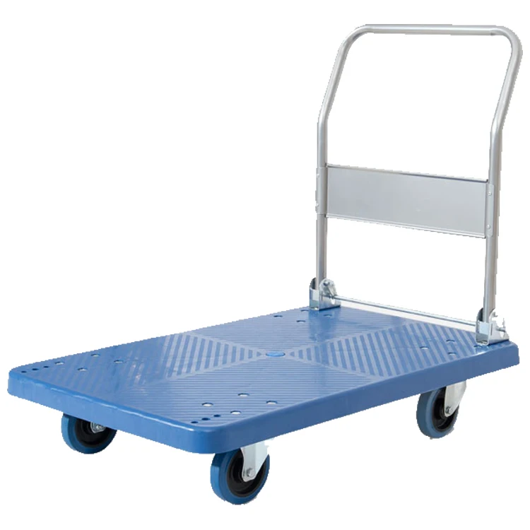 Четырехколесная тележка, складная пластиковая платформа, беззвучная Тяговая тележка, тележка для грузовика, грузовика, тележка, тяговые товары