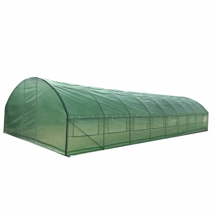 
Outdoor 4x11m plastic walk-in tunnel greenhouse 