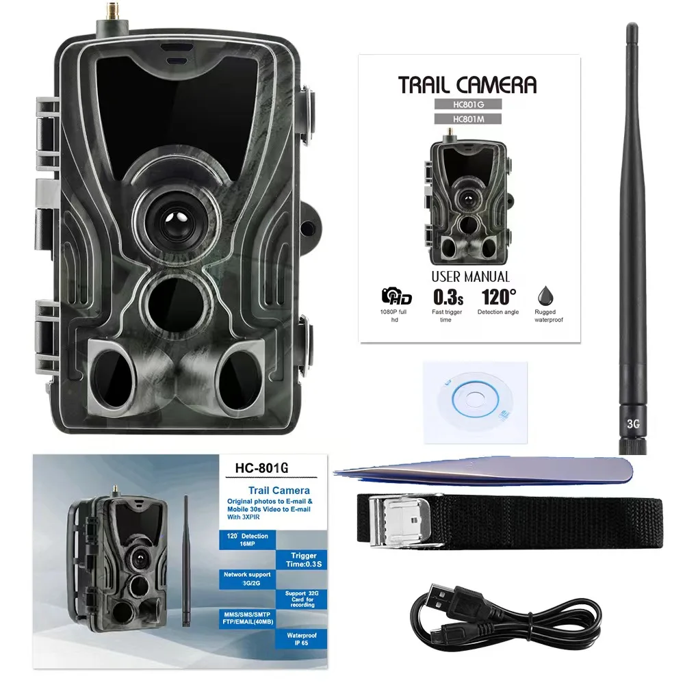 Hunting trail camera 4g hunting, trap hunting camera 4g mms, camara de caza chasse wild wildlife camera