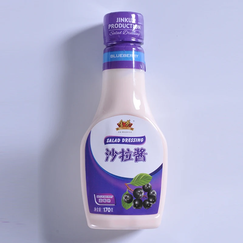 JINKUI Delicious Sweet creamy Sauce Blueberry Flavor Mayonnaise
