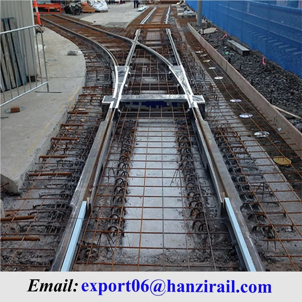 Steel Rail Track Turnout For Railway and Subways