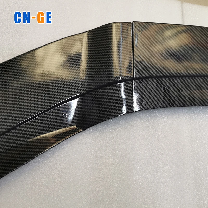 Three-Segment Front Bumper Splitter Lip Spoiler For Volkswagen Golf 6 MK6 R20 Front Shovel ABS