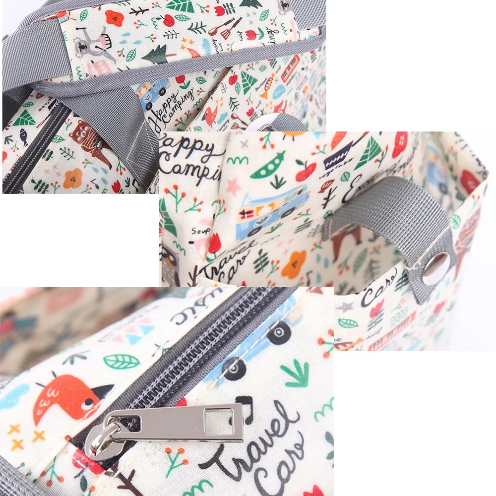 Hight Quality Customized Big Waterproof Baby Essential Mum Diaper Bag