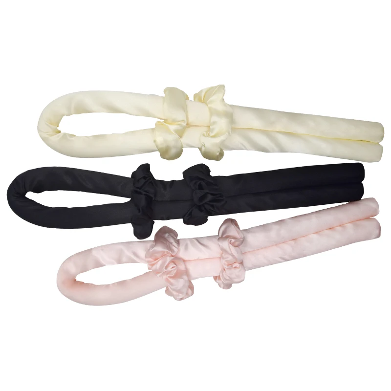 High quality portable use heatless hair curlers for long hair