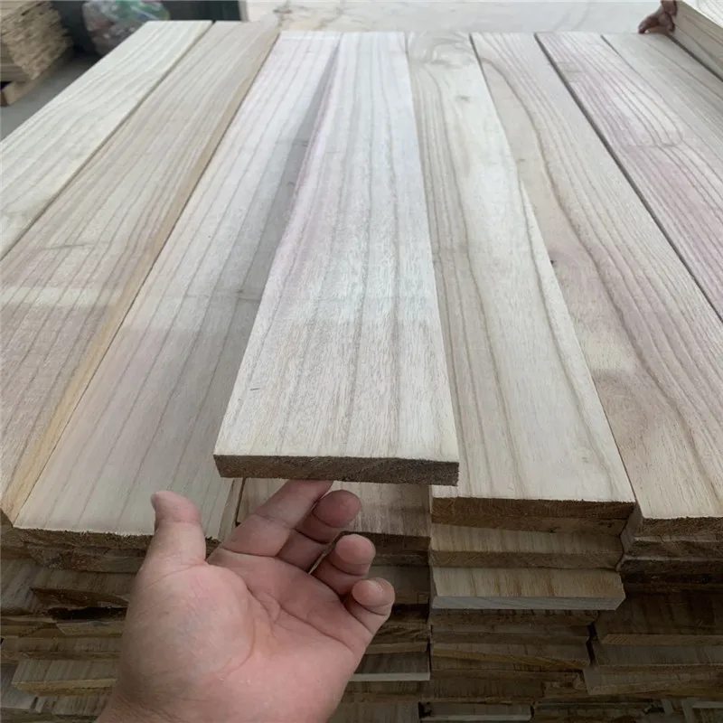 Wholesale Eco Friendly Solid Paulownia Timber Wood Boards for Furniture