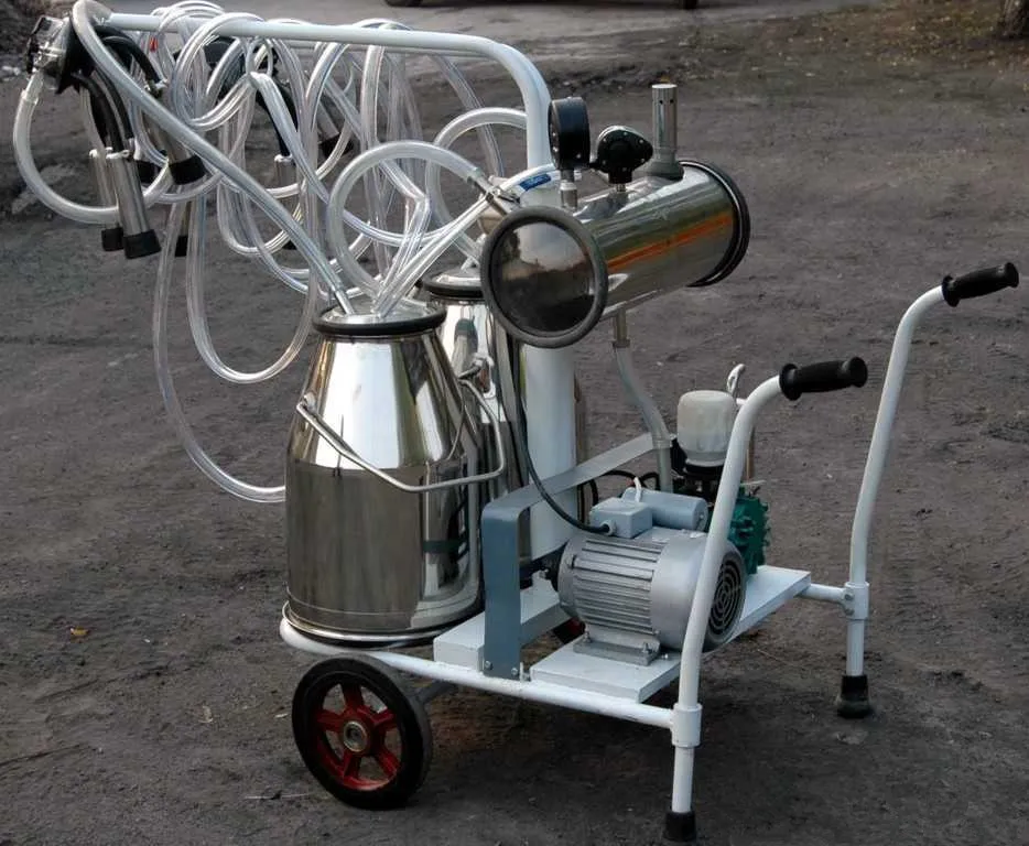 Air Compressor Milking Machine Vacuum Pump Dairy Farm High Productivity Cow sheep Fresh Milking Machines