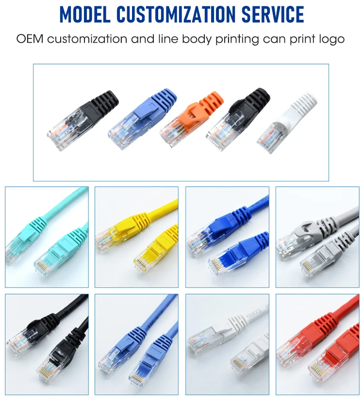 Factory Price High Quality S/Ftp Cat6A Cat 6A Category Thin Patch Cord Led Enthenet Cables