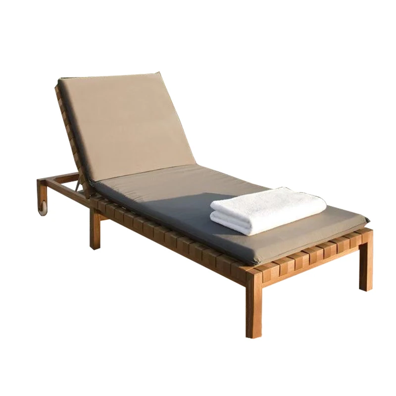 
Luxury modern rattan wicker swimming pool patio outdoor chair sun lounger 