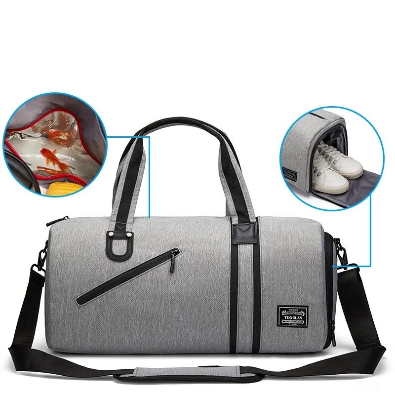 Спортивные сумки для спортзала с мокрым карманом и отделением для обуви для мужчин и женщин CF1811
