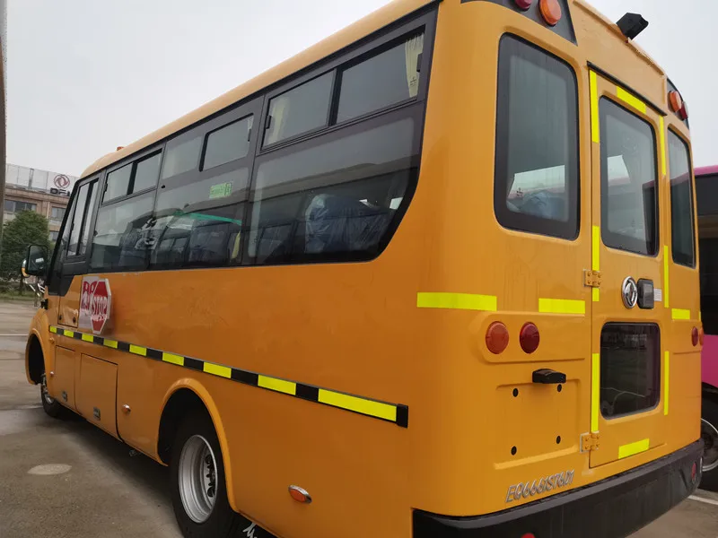 Китайский бренд Dongfeng новый роскошный желтый городской автобус/школьный автобус для учащихся начальной школы на 31 место хорошего качества