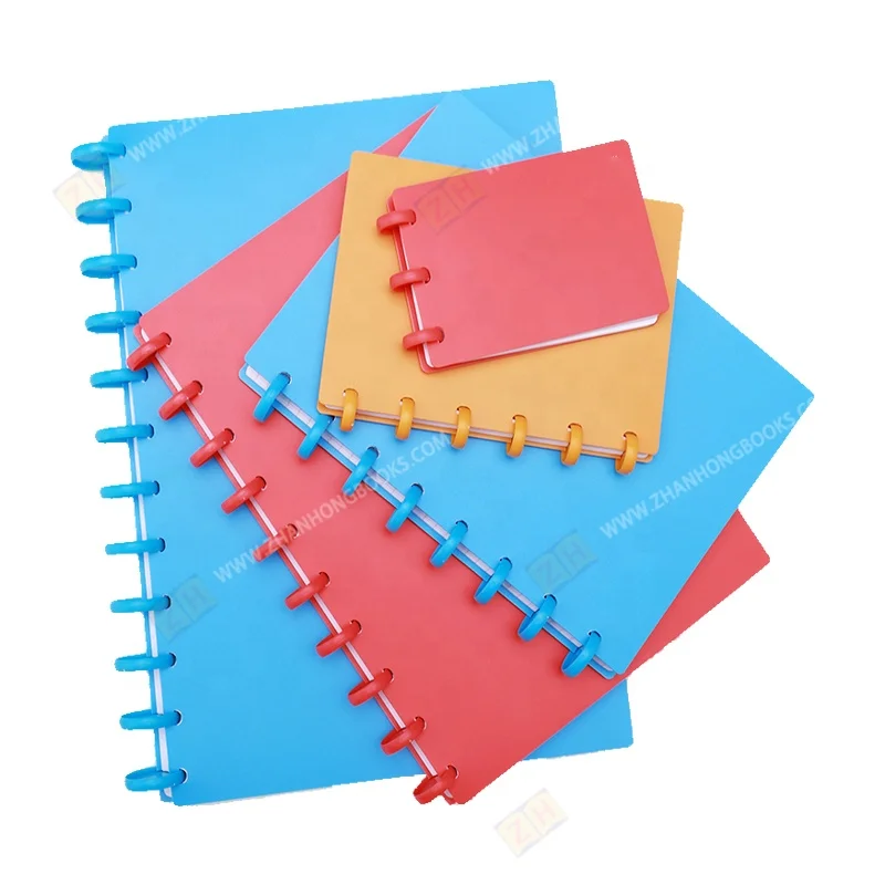 Custom disc bind notepad  pp foam cover A5 notebook for personal planner