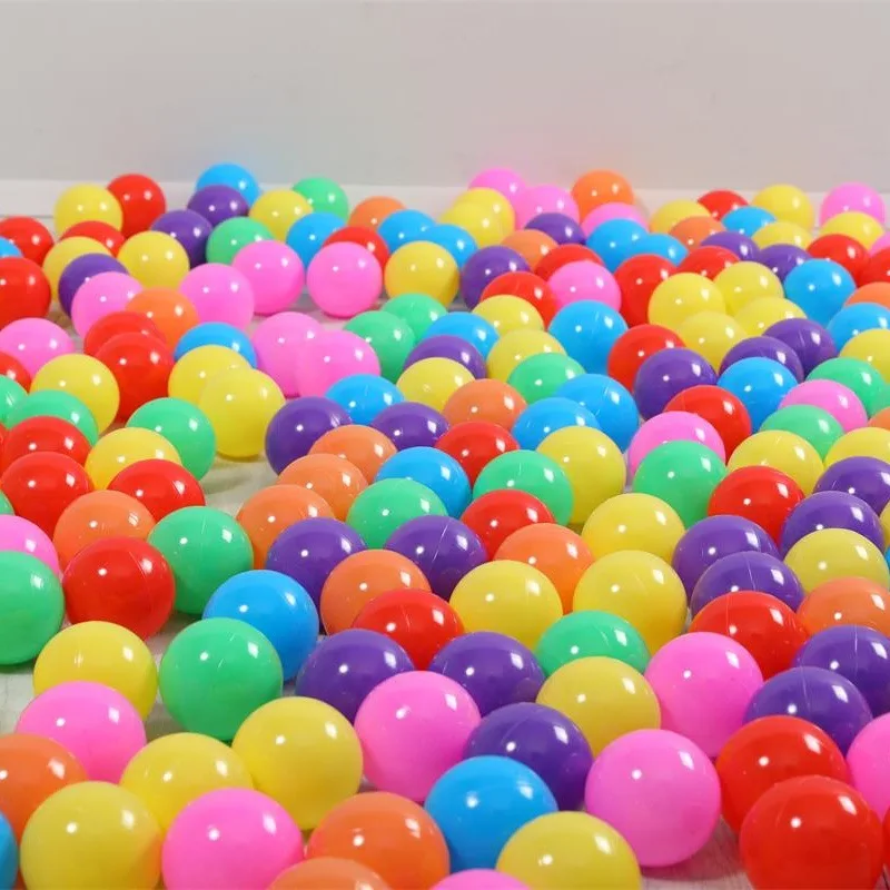 Ocean pit balls kids tent castle indoor pit ball bpa free 55mm pit balls