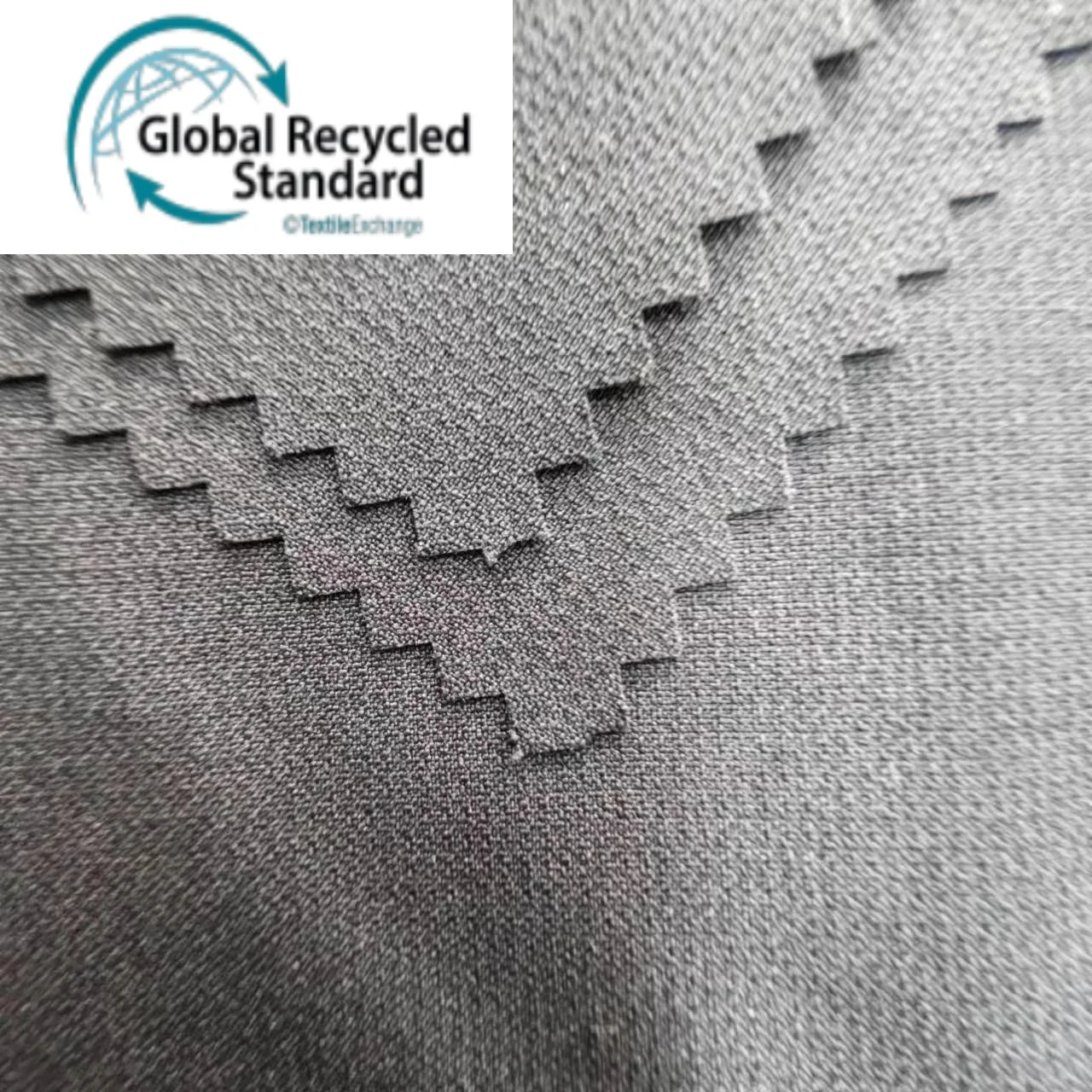 4-Way jacquard recycled High stretch Pongee Polyester Fabric with Waterproof Breathable