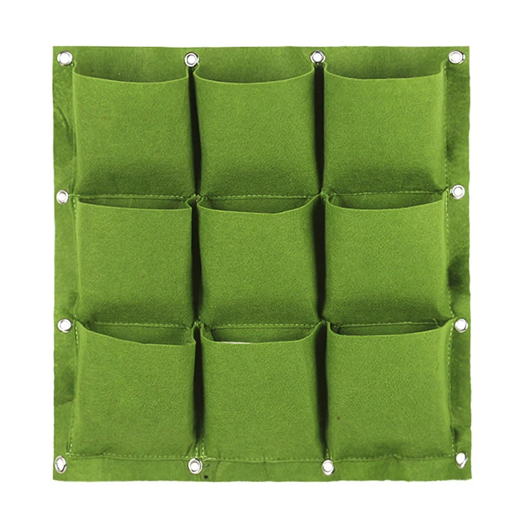 green black colors flower garden non woven plant growing bags /hanging planting grow bag