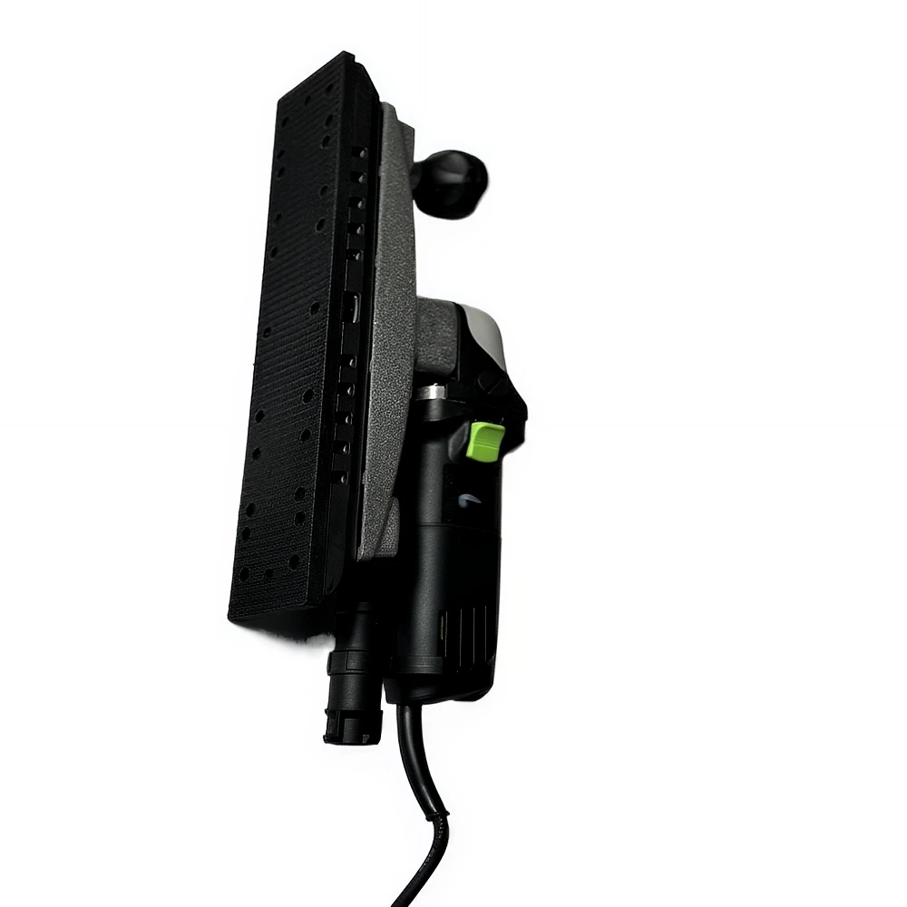 70x400mm Central Vacuum Orbital Sander 800W Electric Variable Speed Square Long Base for Industrial Woodworking