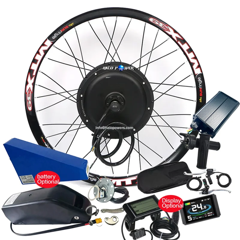 48v 52v 72v 1000w 1500w 2000w 3000w mtx electric bike kit with battery option brushless hub motor e bicycle ebike conversion kit