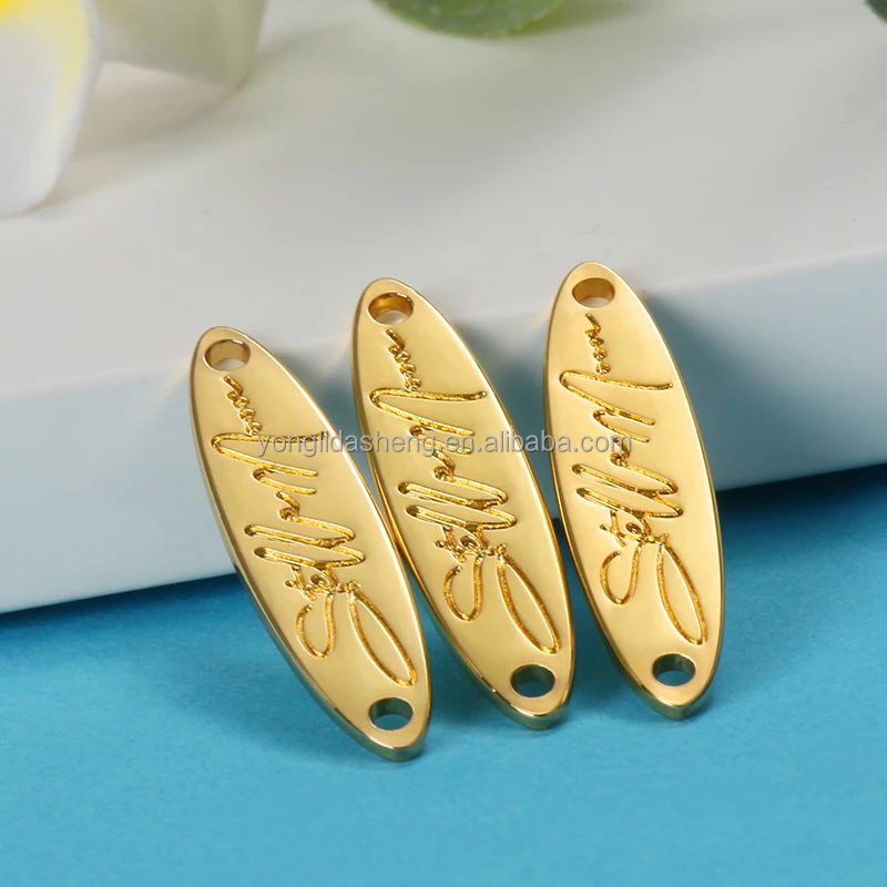 Jean labels customization Customized Fashion Brand Logo Metal Tag Metal Bag Label for Clothing or Handbag