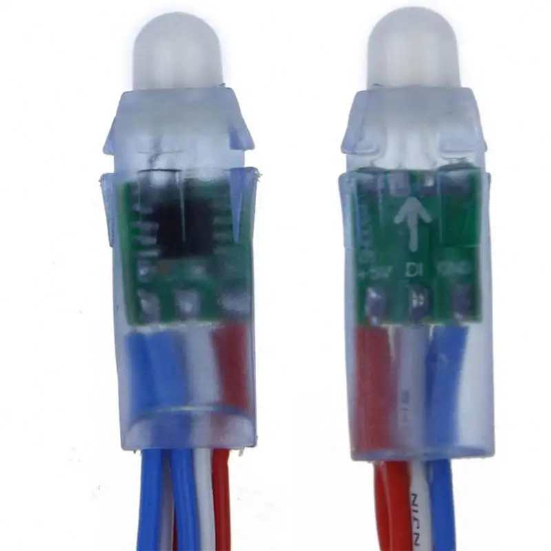  Хорошее качество ws2801 2811 1903 ic 5 мм 8 9 rgb пиксельный Светодиодный точечный