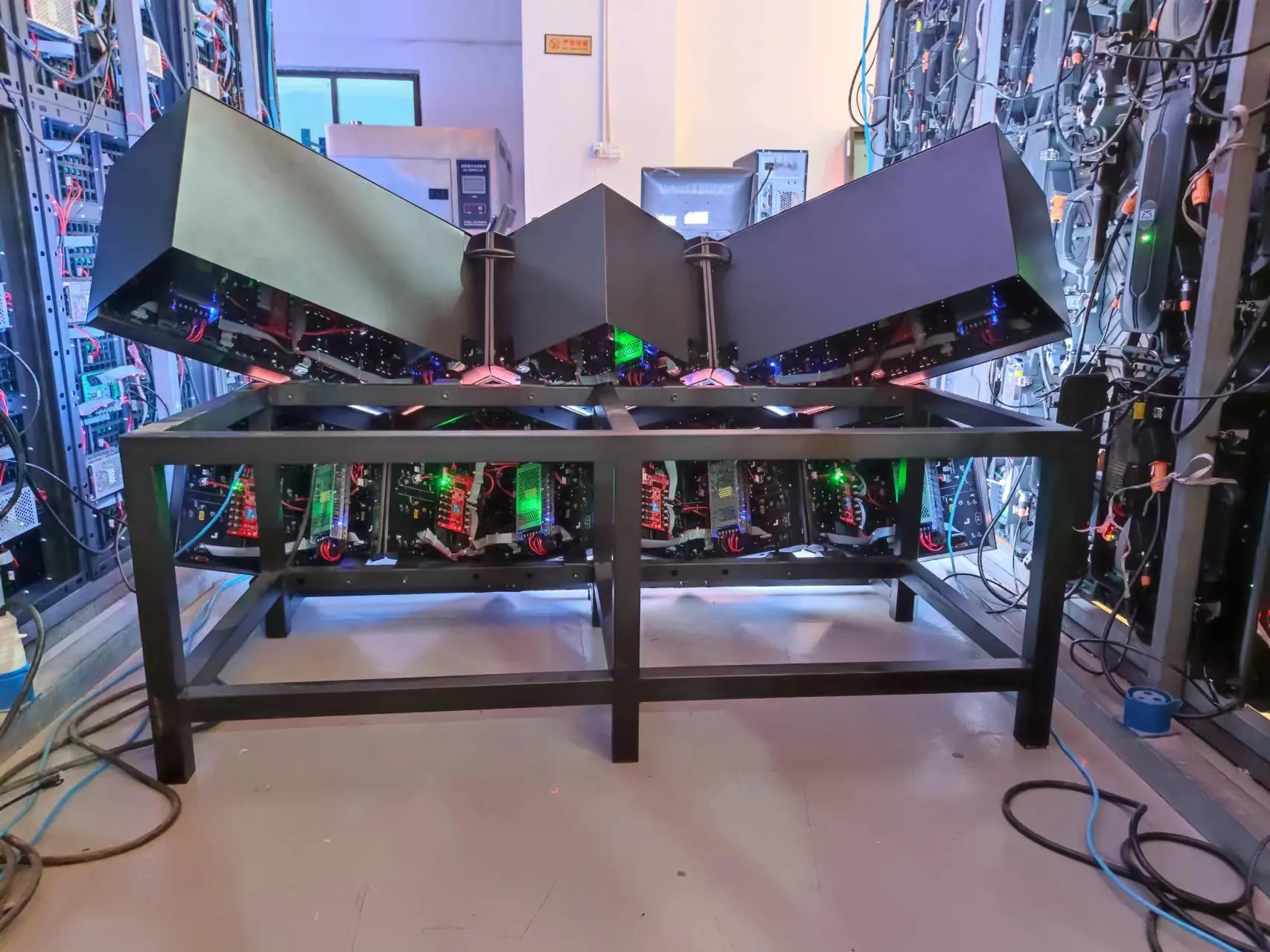 Creative Design LED cube LED display screen video wall for DJ stage cube Screen Logo Special Shaped LED