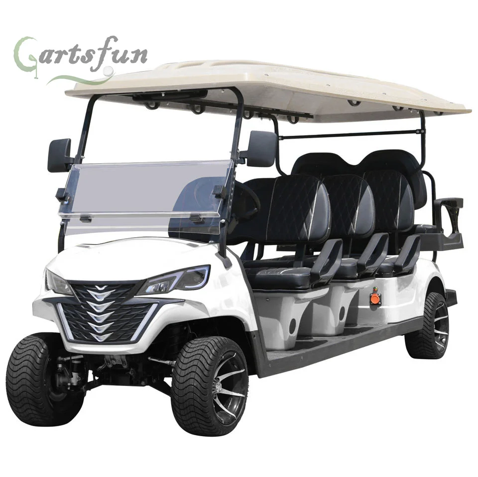 4 6 8 person customized Color gasoline legal golf Buggy Hunting Cart with luxury audio