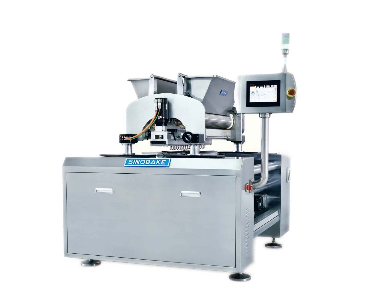 Полностью автоматическая профессиональная линия по производству вкусных яиц трехцветная печенья