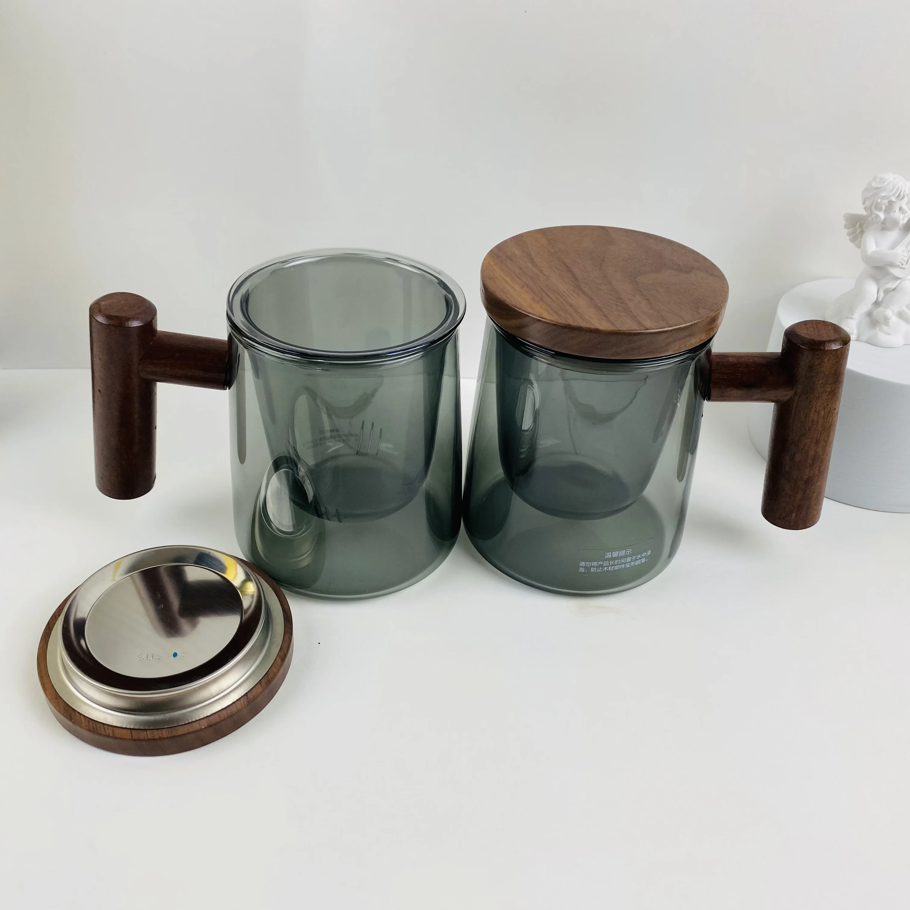 Heat-Resistant Starry Double-Layer double wall heat resisting borosilicate glass cup Drink Coffee Milk Cup double wall glass mug