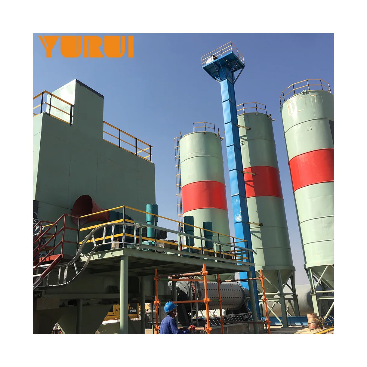 Gypsum Powder Production Making Natural Grinding/Mixing Mill Small Gypsum Plaster Line